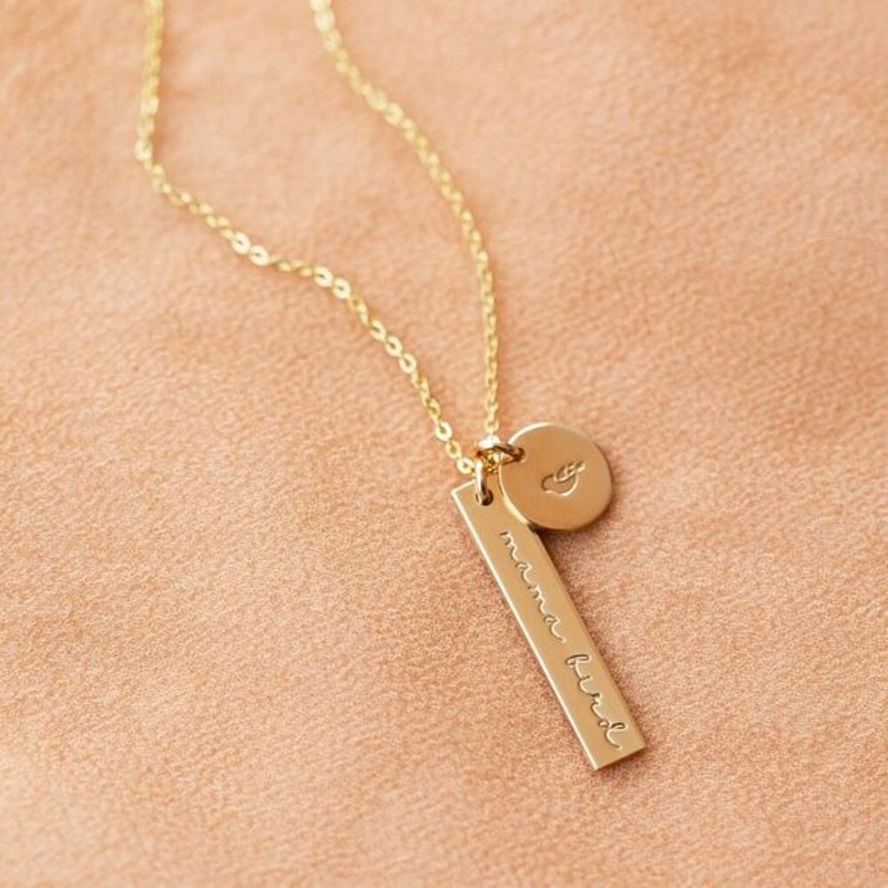 “Motherly Love” Mama Bear Pendant Layered Necklace - Picture 13 of 13